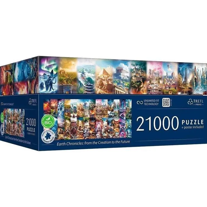 Puzzle 21 000 pièces : Chroniques de la Terre - De la Création au Futur-1
