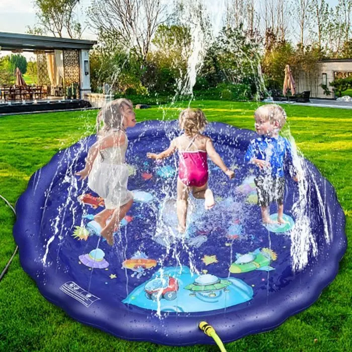 PIMPIMSKY - Piscine Gonflable Enfant - Tapis de Jet d'eau - Tapis de jeux - Tapis De Pulvérisation d'eau PVC-3