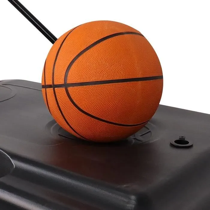 Panier de Basket exterieur Cadre de basket-ball pour enfant et adulte -Hauteur réglable 135 - 305cm Support de Basket-Ball intérieur-3