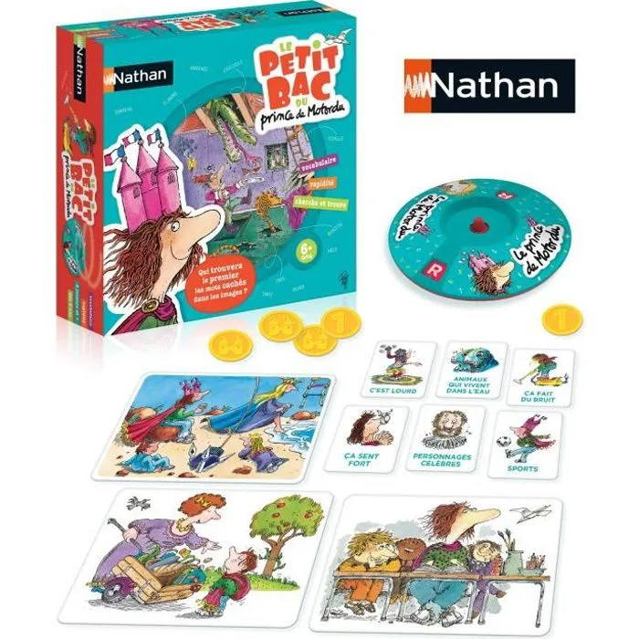 NATHAN Le petit bac du prince de Motordu-0