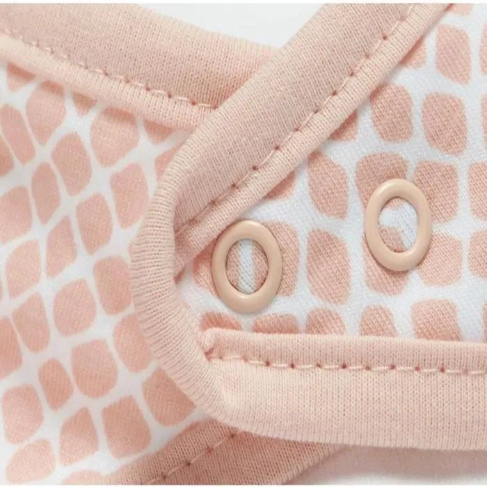 Bavoir Bandana Jollein - Snake Rose Pale - 100% coton-jersey - 37 x 24,5 cm-3