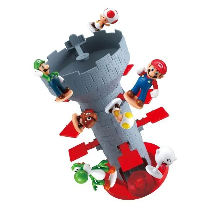 SUPER MARIO Blow Up! Shaky tower - Jeu de société - EPOCH - 7356-1