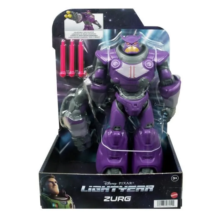 Figurine d'action Zurg - MATTEL - Light Year - Violet - Disney Pixar-5