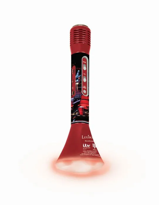 Micro Karaoké sans fil avec enceinte Bluetooth® intégrée, lumières et changement de voix The Voice-2