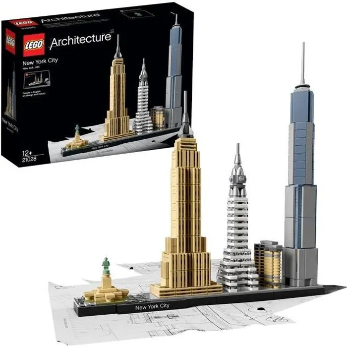 LEGO® Architecture - New York - Statue de la Liberté - Maquette Miniature - 598 pièces-0
