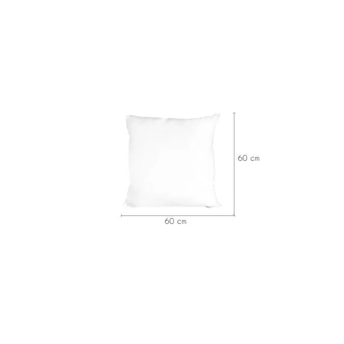 Oreiller à fibres creuses - Blanc - 60 x 60 cm-2