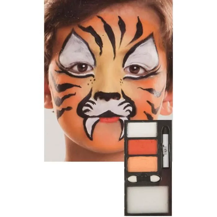 Kit de Maquillage - MY OTHER ME FUN COMPANY, SL. - Tigre - Taille unique - Noir - Enfant-0