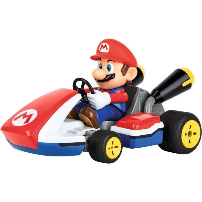 Voiture télécommandée - Mario - Race Kart Sonore - CARRERA - Mario Kart™ - 2,4 GHz - Echelle 1:16 - Dès 6 ans-0