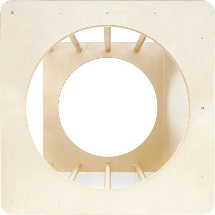 Jouet à Bascule en Bois- Jouet Montessori- Cube d'escalade en bois- tunnel pour enfants- aire de jeux- Max 80 KG-4