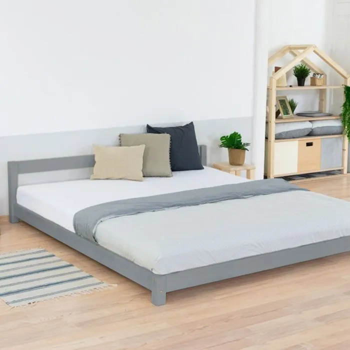 Lit double scandinave COMFY 180 x 200 gris-1