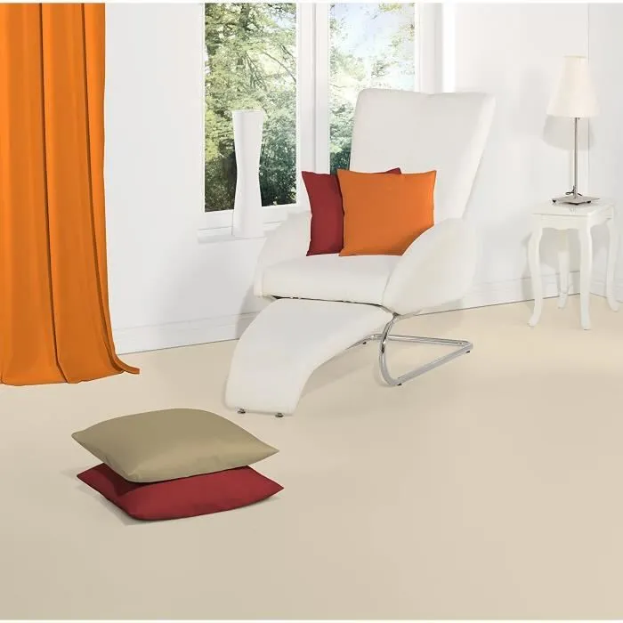 Wirth taies d\'oreiller Set Polyester Marron 40 x 60 cm de 2 unités-1