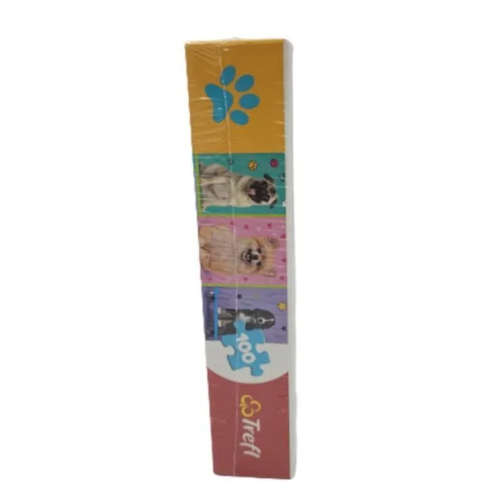 Puzzle - Chien - 100 pièces - Animaux - Blanc - Enfant - Intérieur-1
