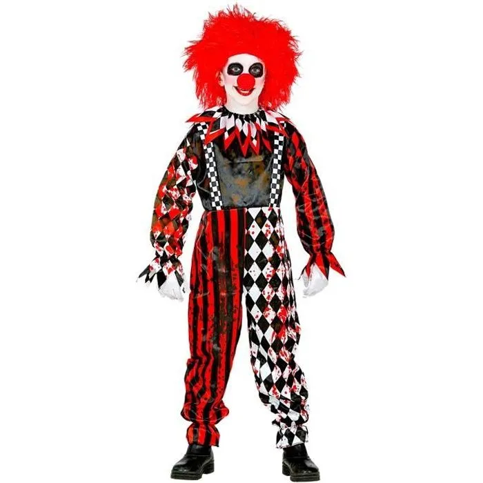 Déguisement clown horreur enfant halloween - vidéo dispo-0