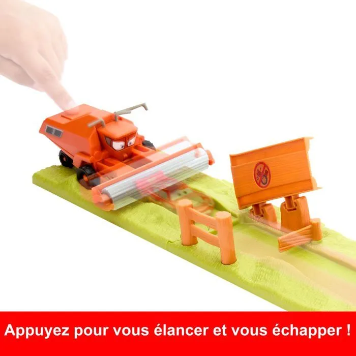 Vehicule miniature assemble - engin terrestre miniature assemble Mattel - HRX48-1