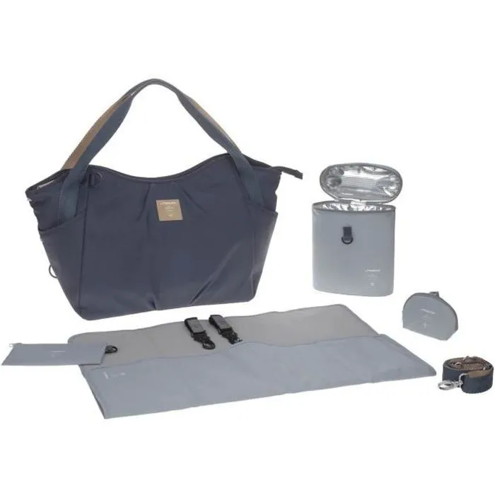 Sac à langer Lässig Green Label Twin Bag Navy - Pour jumeaux - 100% polyester-0