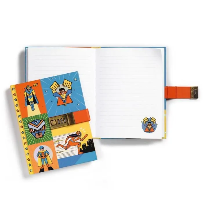 Carnet Secret - Djeco - Ben - Code Numérique - 88 Pages - Jaune-1
