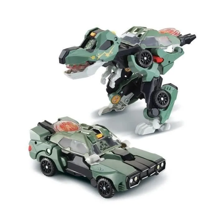 VTECH - Switch & Go Dinos Lanceur - Tyram, Super T-Rex Lance Flammes-1