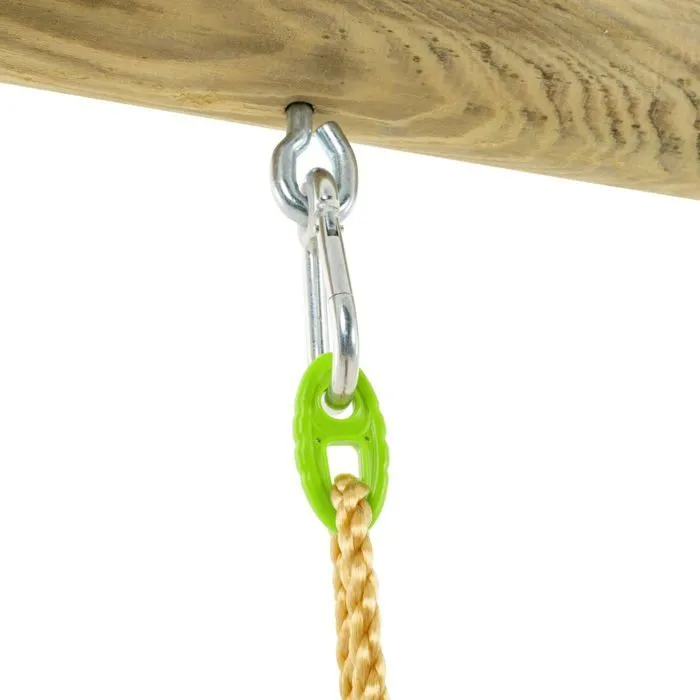 Balançoire trapèze anneaux pour portique  en Plastique H190-250cm-4