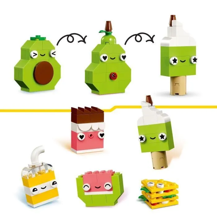 LEGO Classic 11039 Les aliments créatifs - Jouet de construction pour enfants dès 4 ans-2