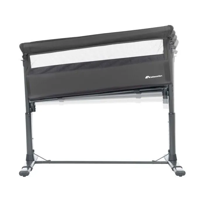 BEBECONFORT Zina Berceau Bebe & Cododo, 0-6 Mois (0-9 kg), Berceau Pliable, 5 Positions de Hauteur Réglables, Mineral Graphite-3