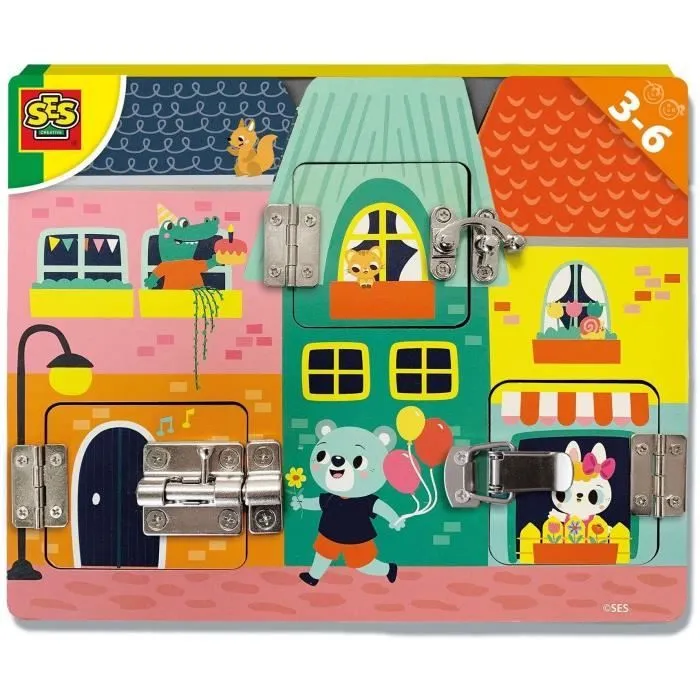 J’apprends - Planche à verrous - SES - A partir de 3 ans-0