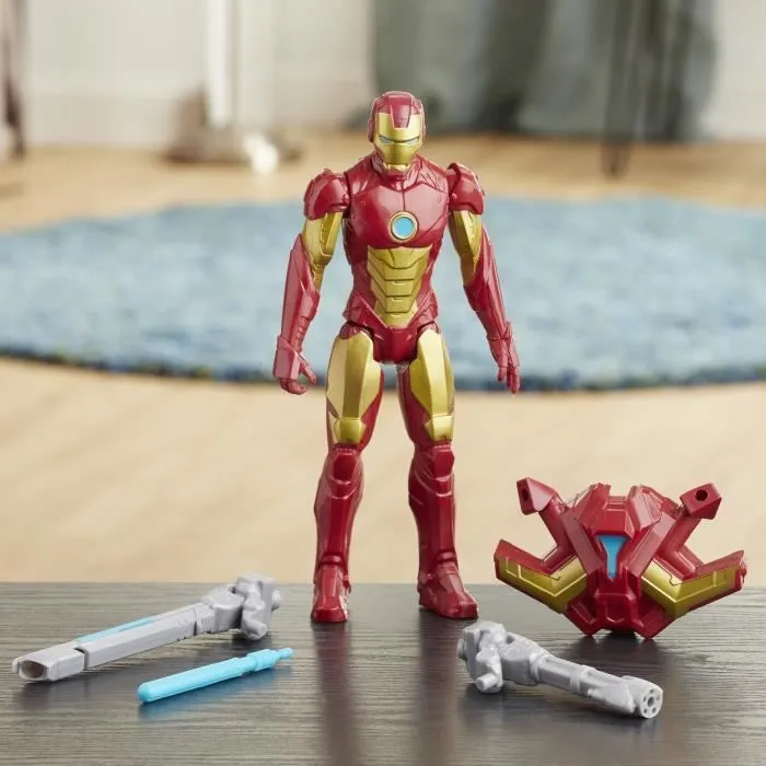 Figurine Iron Man de 30 cm - AVENGERS - Titan Hero Blast Gear-5
