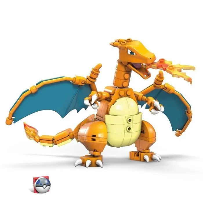 Mega Construx - Pokemon Dacaufeu à construire - Briques de construction - Dès 8 ans GWY77-1