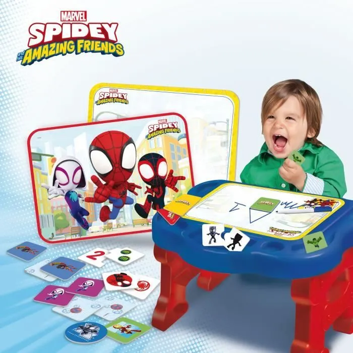Bureau d'activités pour enfants - Spidey Super desk - Edu games - LISCIANI-1