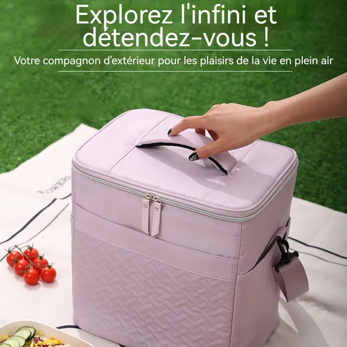 Sac à glace portable - TD® - 21L - Design anti-fuite - Isolation thermique - Multi-poches-3