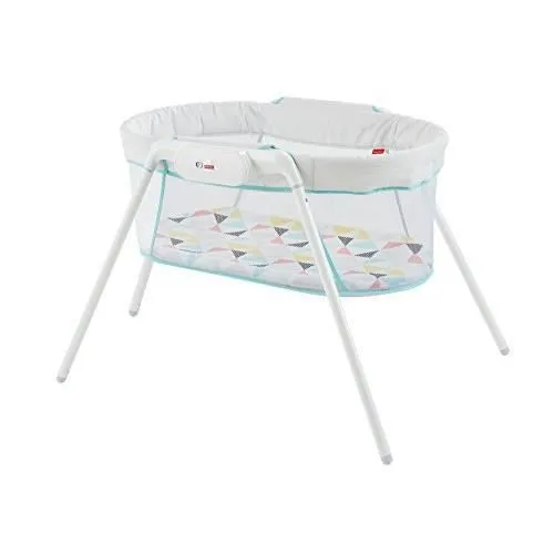 Fisher-Price lit pliable et transportable avec vibrations pour apaiser bébé, sac de rangement inclus, dès la-0