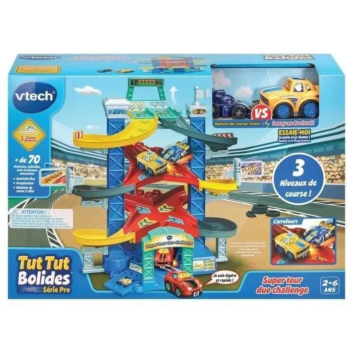VTECH TUT TUT BOLIDES SERIE PRO - SUPER TOUR DUO CHALLENGE (+ LENNY, AS DU CIRCUIT)-5