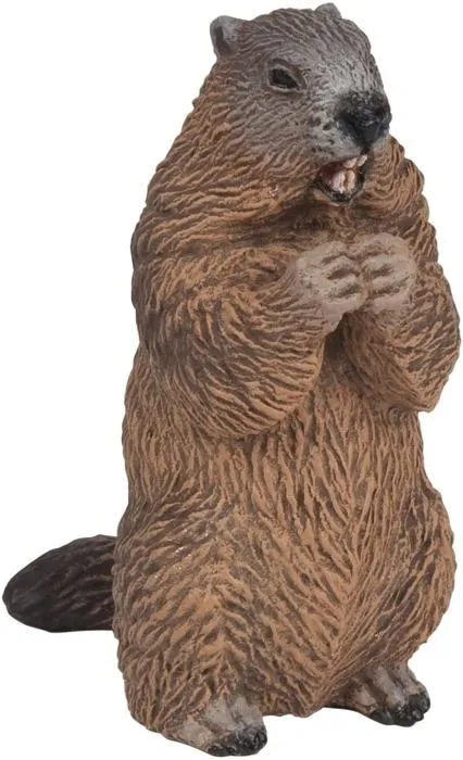 Figurine Marmotte PAPO - Jouet pour enfant de 3 ans et plus - Marron et noir-1