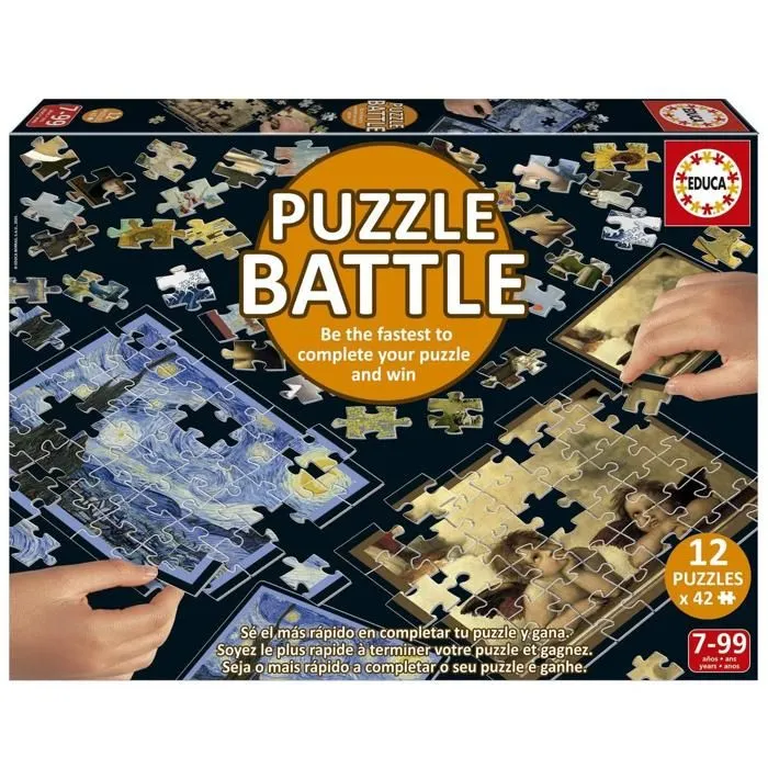 PUZZLE BATTLE 12 x 42 pièces : ART-0