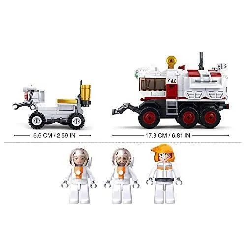 Jouet de construction - SLUBAN - Mars Rover - 354 pièces - Multi Colour - A monter soi-même-3