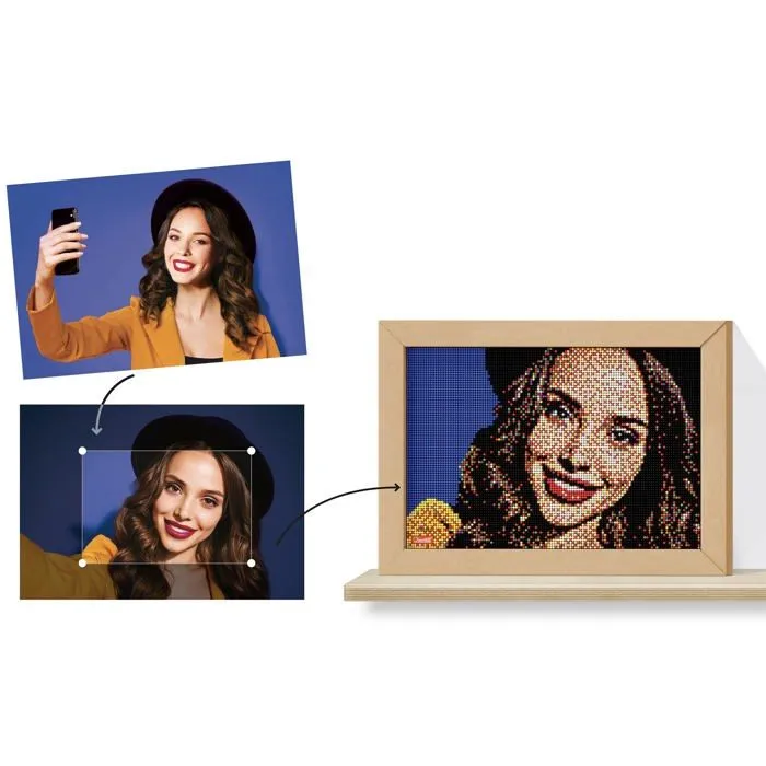 Jeu de mosaique Quercetti - 0774 - Pixel Art 8 Take a Selfie, Jeu de mosaiques-1