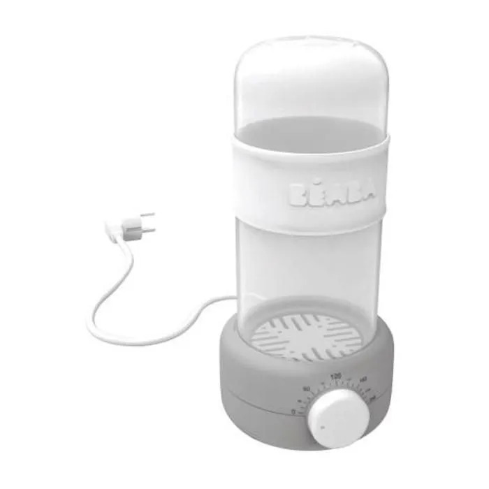 Chauffe-biberon et petits-pots BEABA Bib Secondes vapeur Grey - Evolutif et multi-fonctions-0