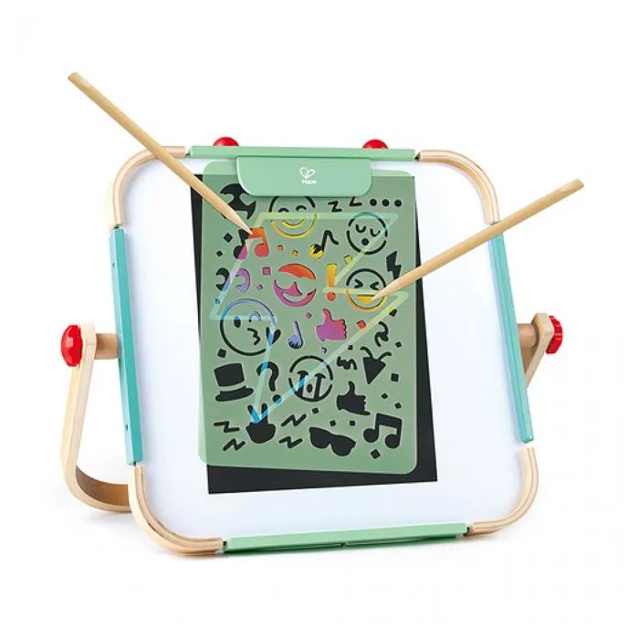 Hape Toys - Coffret artistique tableaux à gratter - HAPE-2