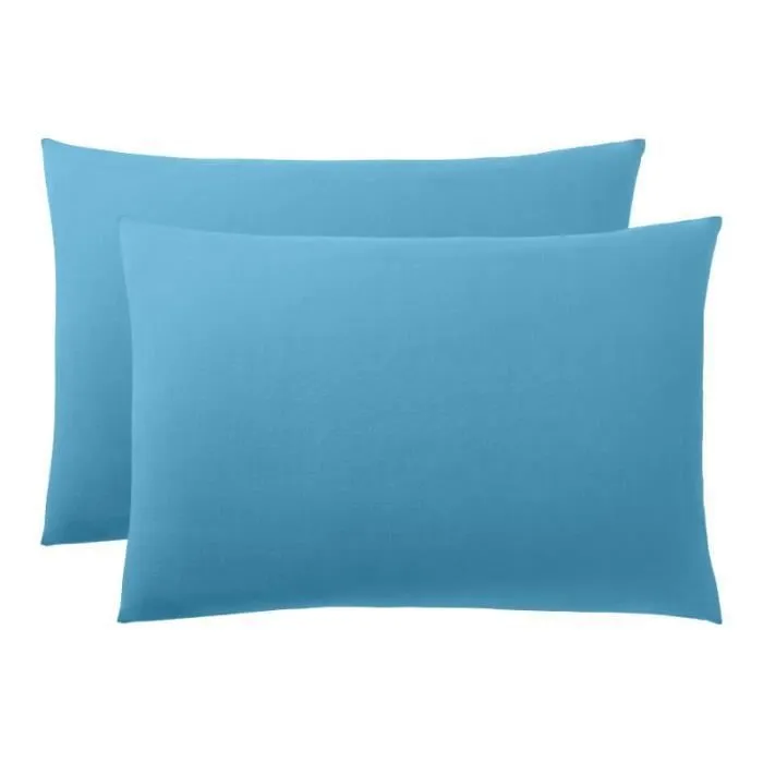 Taie d'oreiller "Prémium" toutes dimensions - Prémium Cyan - 50 x 70 cm-1