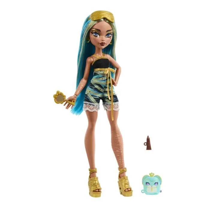Monster High-Secrets Enfouis-Coffret Poupée Soirée Pyjama Terrifiante - 4 ans+- HYV64-1