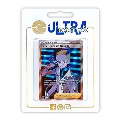 Coffret Pokémon - MY-BOOSTER - EXPERIENCE DE NIKOLAA 190-196 DRESSEUR FULL ART - ULTRABOOST X EPEE ET-0