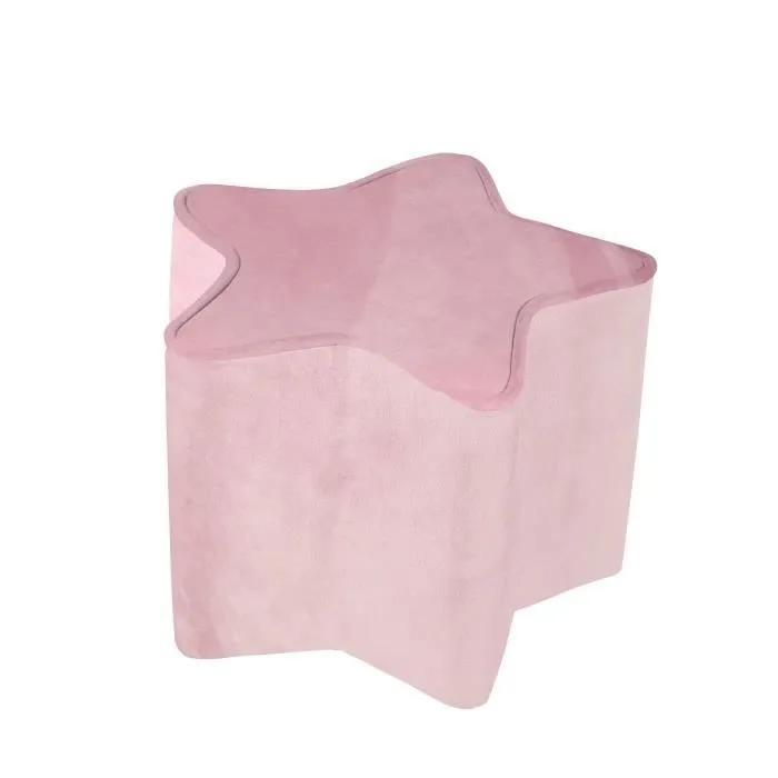 Pouf Enfant Lil Sofa - ROBA - Forme Étoile - Rose-0
