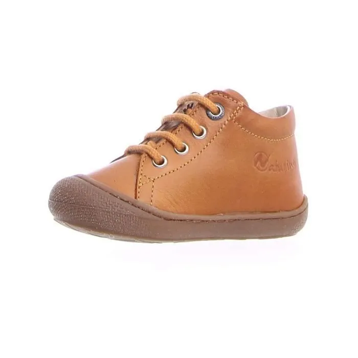 Chaussures enfant - NATURINO - Cocoon - Cuir souple - Marron-1