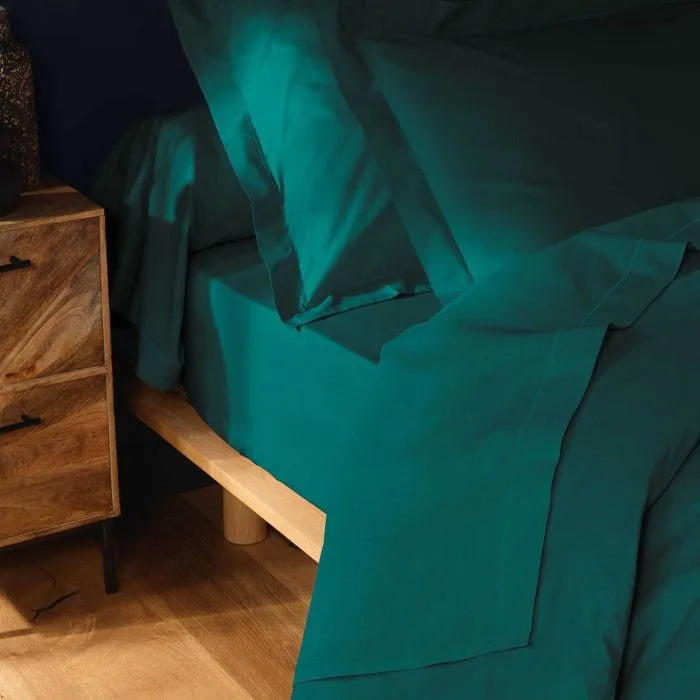 Drap Plat "Lina" 240x300cm Emeraude-1