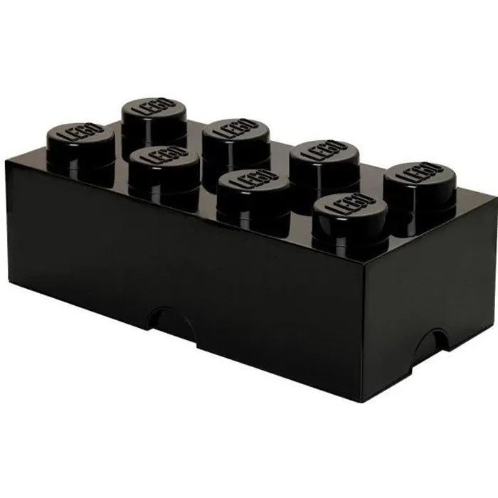 LEGO Brique de rangement - 40041733 - Empilable - Noir-0