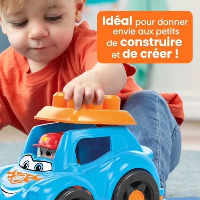 Bebeboutik MEGA Bloks Voiture de course Jouet de construction 1 an et HKN41
