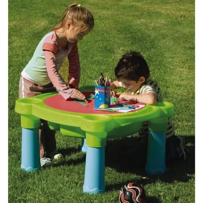 Table De Jeu Sable Et Eau - Habitat Et Jardin - Plouf Plouf - Carré - Extérieur - Mixte-1