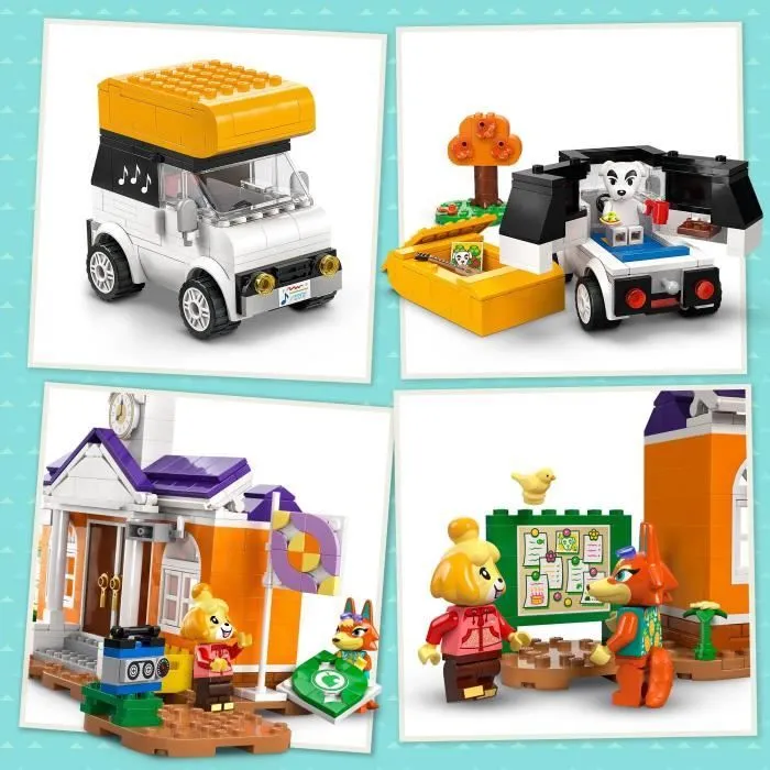 LEGO® Animal Crossing 77052 Concert de Kéké sur la Place - Jouet à Construire avec Café-3