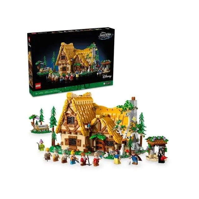 LEGO DISNEY - 43242 - BLANCHE-NEIGE ET LES SEPT NAINS COTTAGE-0