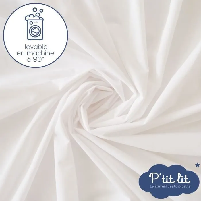 Lot de 2 Protèges matelas Bébé - 70x140 cm - Alèse Imperméable et Micro Respirante - Lavable à 90°C - Souple et Silencieux-3