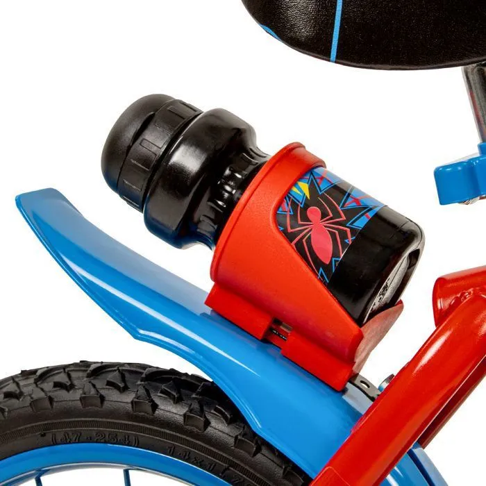 Huffy Marvel SpiderMan Vélo Garçon 14" 4-6 ans Rouge avec Stabilisateurs-2